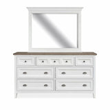 Heron Cove Dresser Sven & Son Heron Cove 2 Tone Dresser + Mirror 