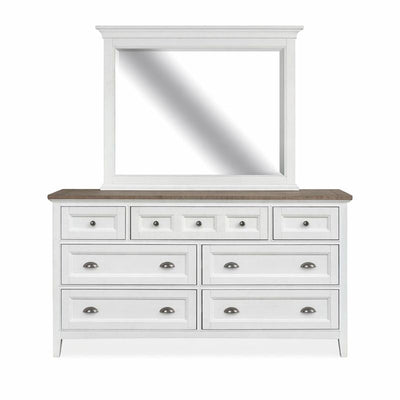 2 Tone Dresser + Mirror