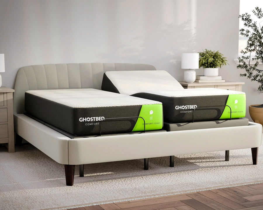 GhostBed Adjustable Base - Best Massage Features