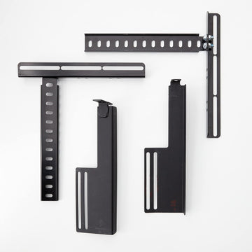 Jeogejin Universal Headboard Brackets,Adjustable Bed Headboard Brackets For Metal Bed Frame,Bed Frame Brackets For Headboard With Footboard Extension Kit ( Black