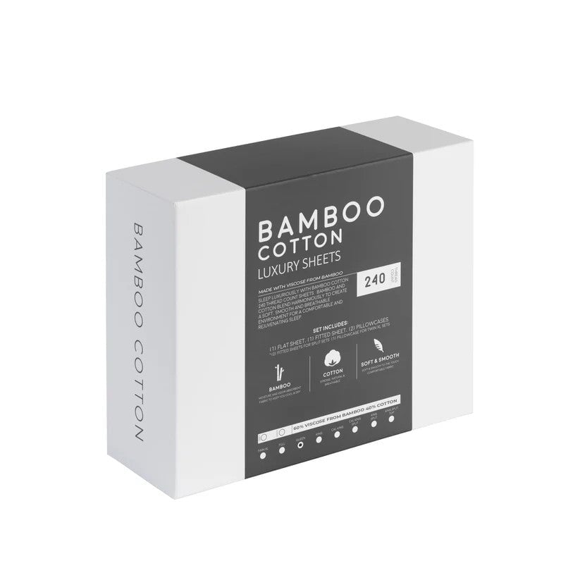 Bamboo Cotton Luxury Bed Sheets - Made with Viscose from Bamboo Bedding Sven & Son 