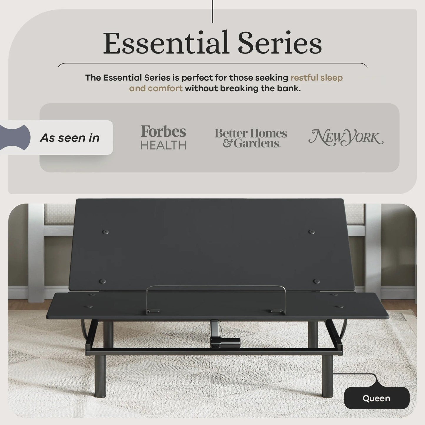 Essential Series Adjustable Bed Base + Choice of Mattress Bundle bundle Sven & Son 