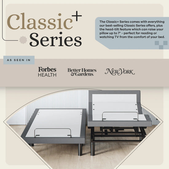 ClassicPlus+ Series Adjustable Bed Base + Choice of Mattress Bundle bundle Sven & Son 