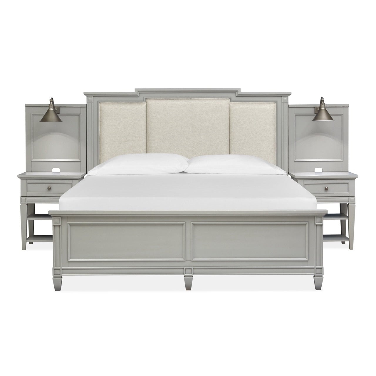 Willowbrook Bed Frame Sven & Son Glenbrook Queen Upholstered Wall Bed