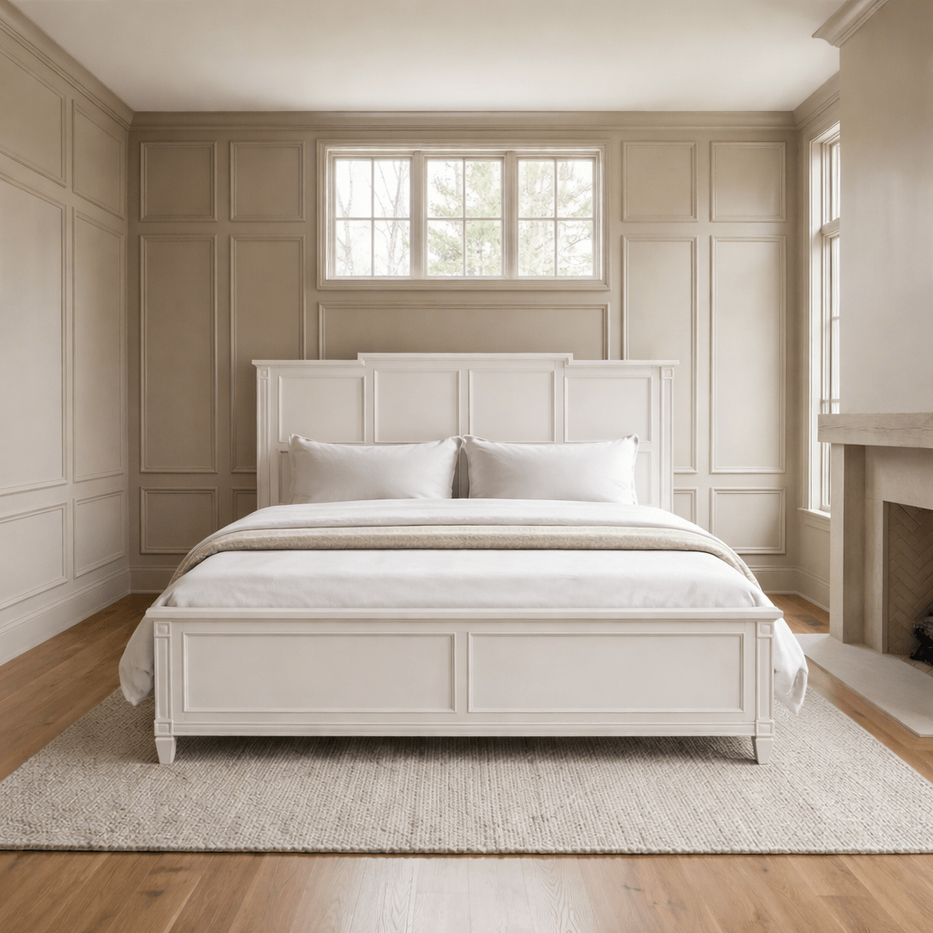 Willowbrook Bed Frame Sven & Son Willowbrook Queen Wooden Panel Bed