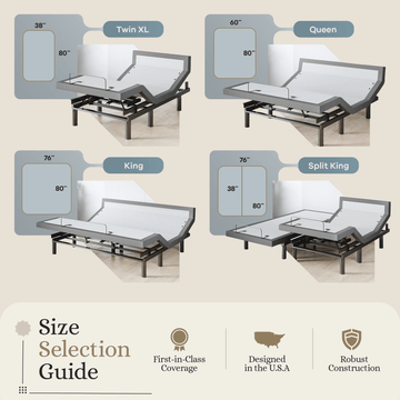 Adjustable Bed & Adjustable Base, King, Queen & More