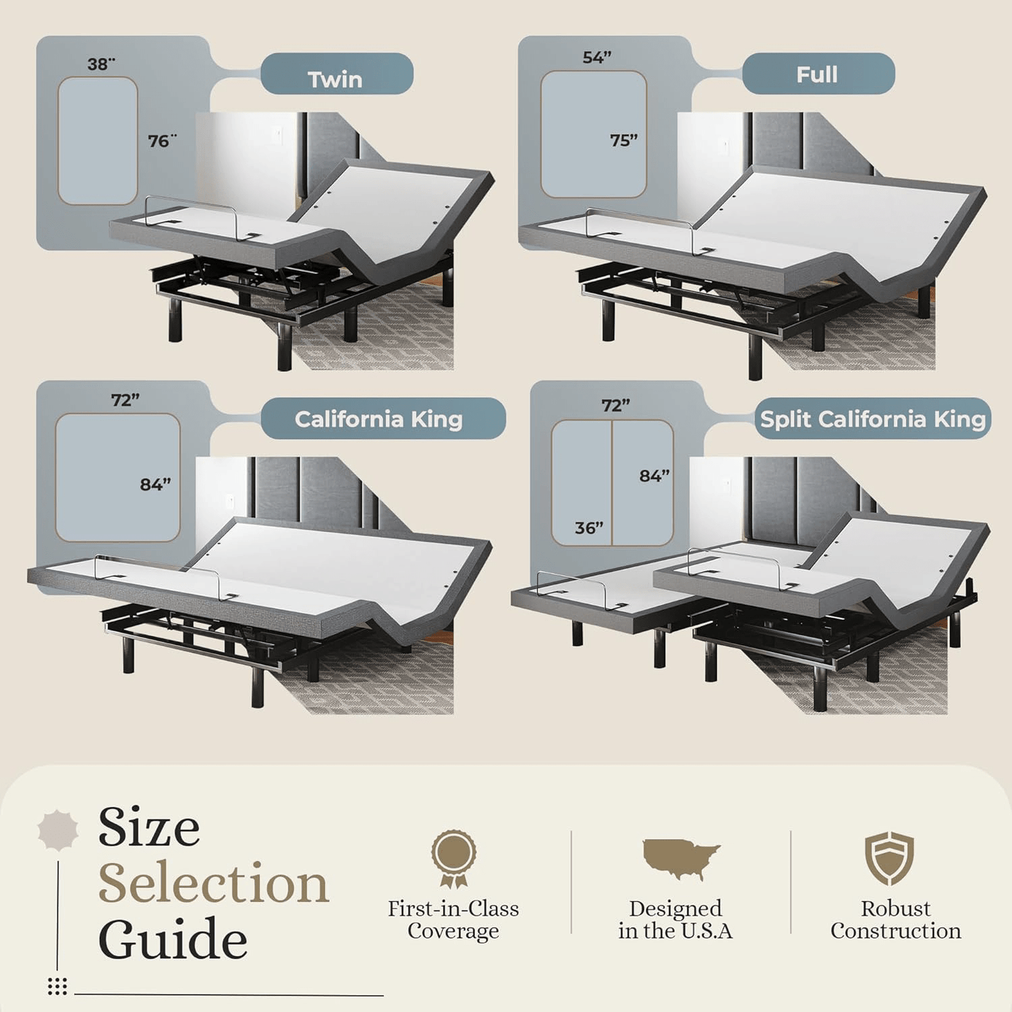 Classic Series Adjustable Bed Frame + Choice of Mattress Bundle bundle Sven & Son 