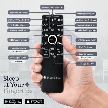 Universal adjustable online bed remote