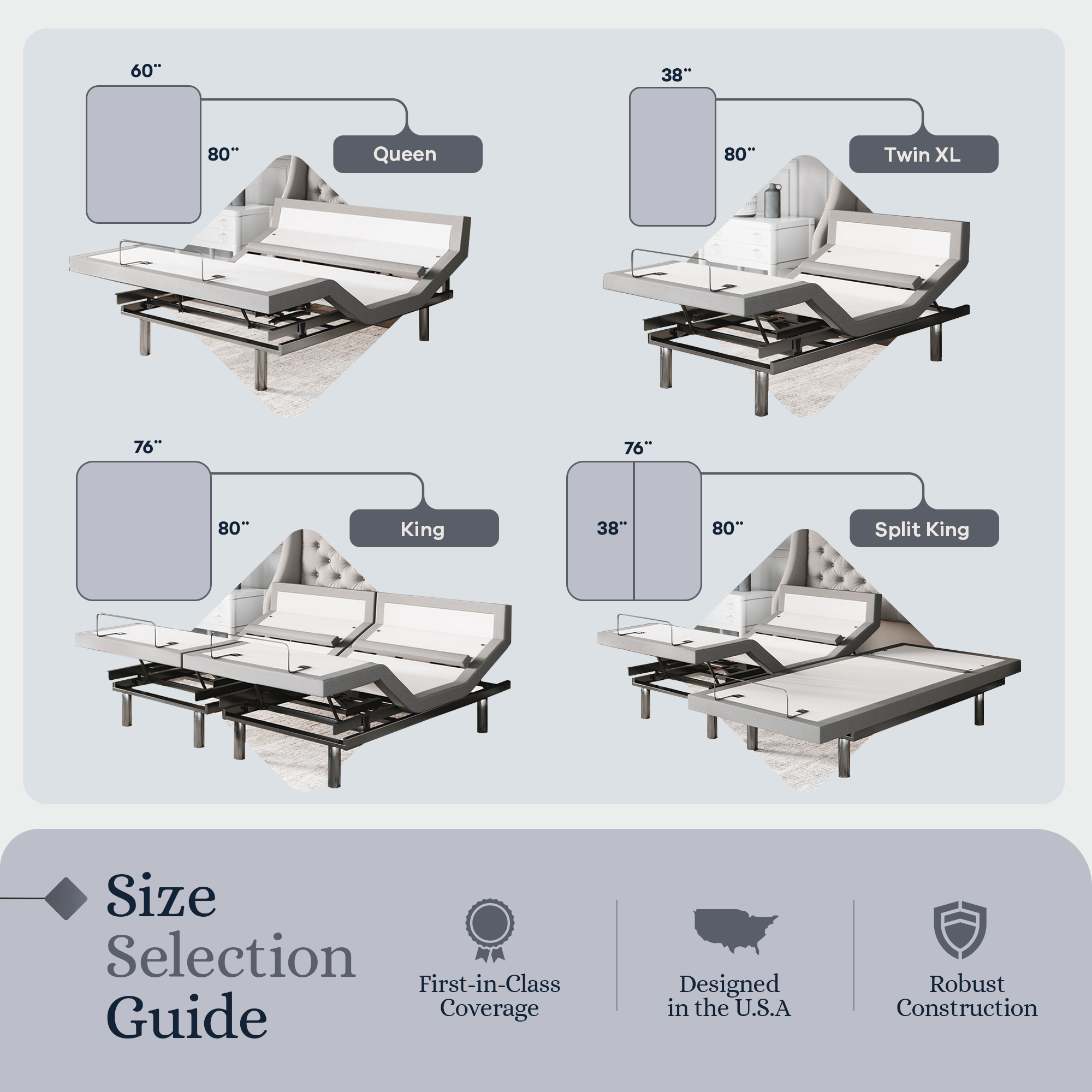 Platinum Series Adjustable Bed Base + Choice Of Mattress Bundle – Sven ...