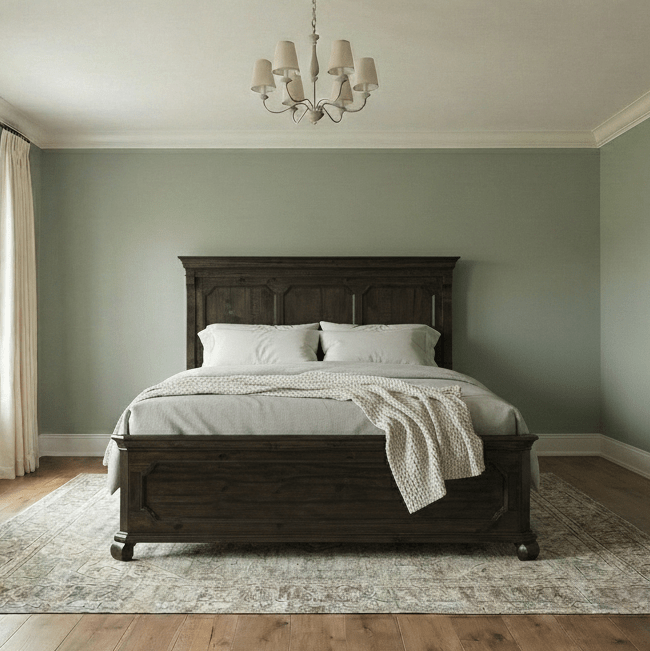 Bellamy Bed Frame Sven & Son Bellamy Queen Wooden Panel Bed