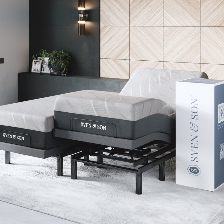 Bliss Series Adjustable Bed Base + Choice of Mattress Bundle bundle SVEN & SON®