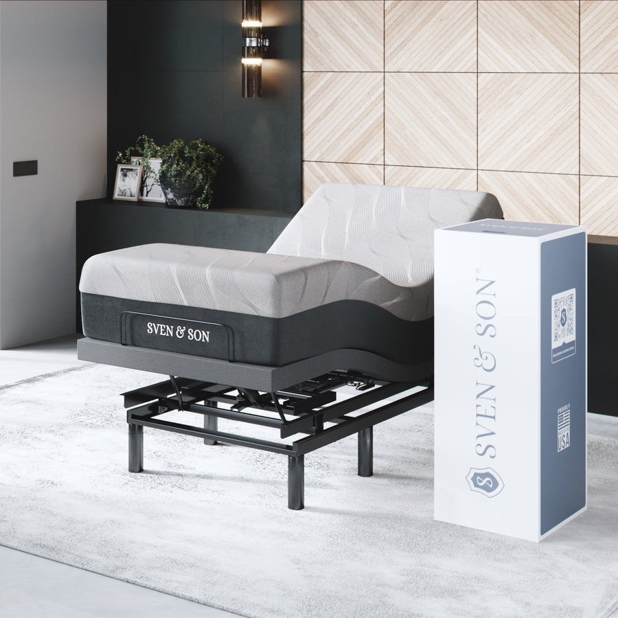 Bliss Series Adjustable Bed Base + Choice of Mattress Bundle bundle SVEN & SON® 